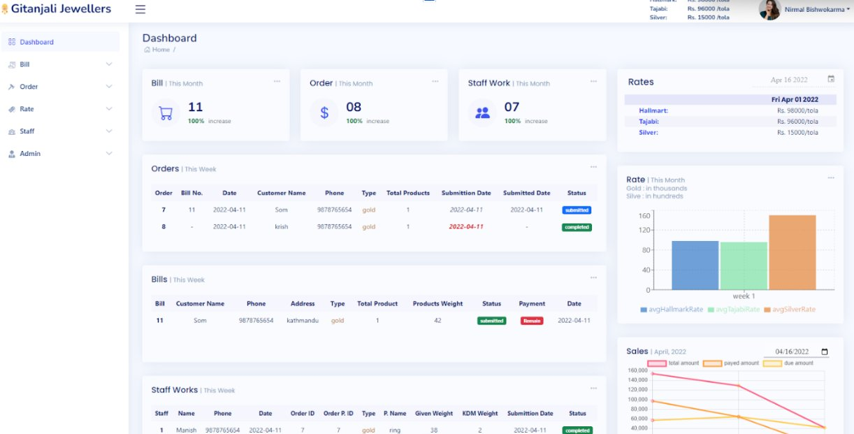 Jewellery<br>Management App preview