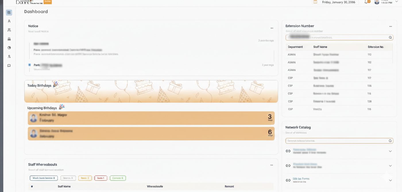 Multi-User Client and Product Management Portal dashboard